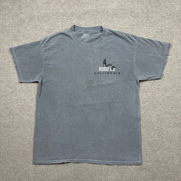 Blue 84 Other - Blue 84 T Shirt Mens Size L Gray Morro Bay Logo Casual Short Sleeve Crew…